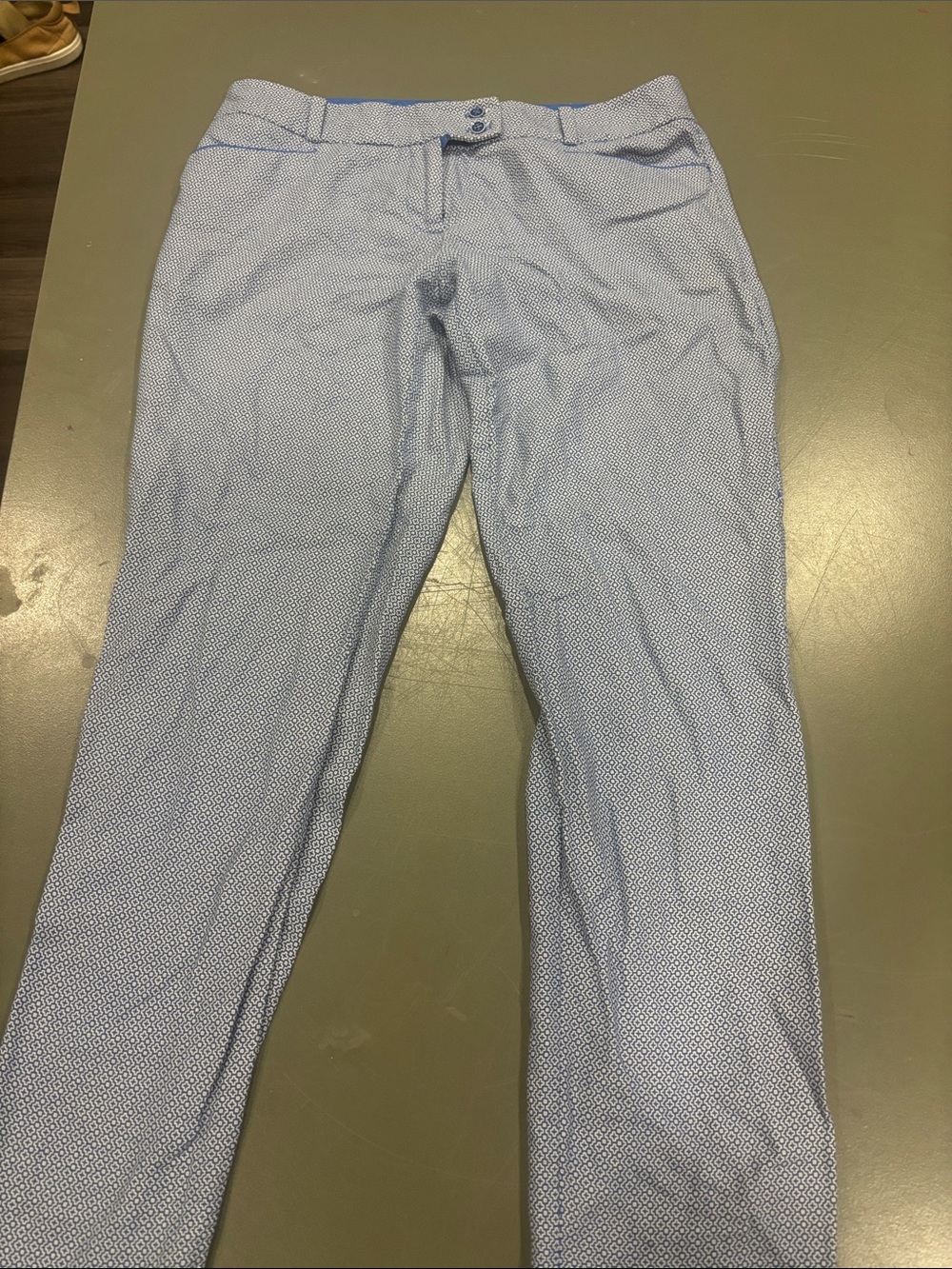Women’s Royal Blue patterned pants
